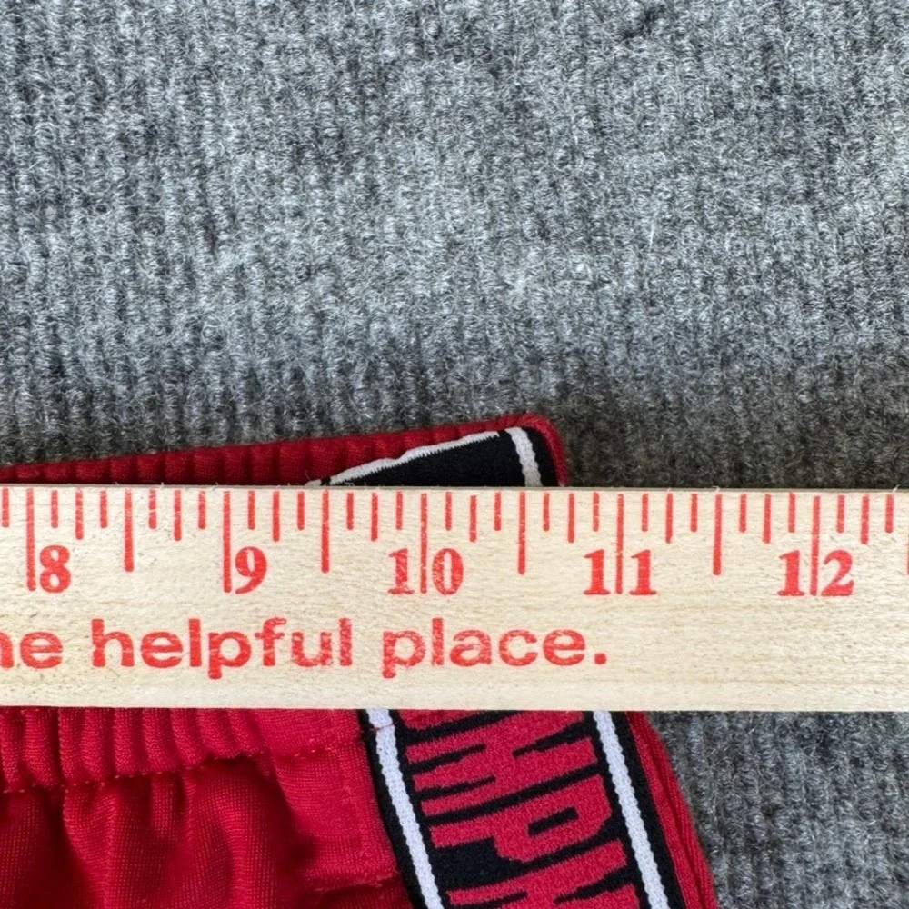 Jordan Jumpman Boys Red Track Pants Joggers Tape Logo M 10-12Y